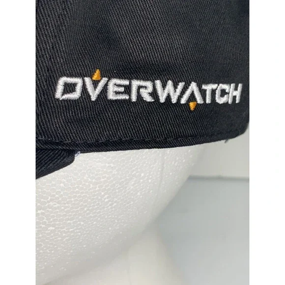 Overwatch ThinkGeek Embroidered Logo Snapback Hat Artwork Under Brim Very‎ Nice - Picture 5 of 11
